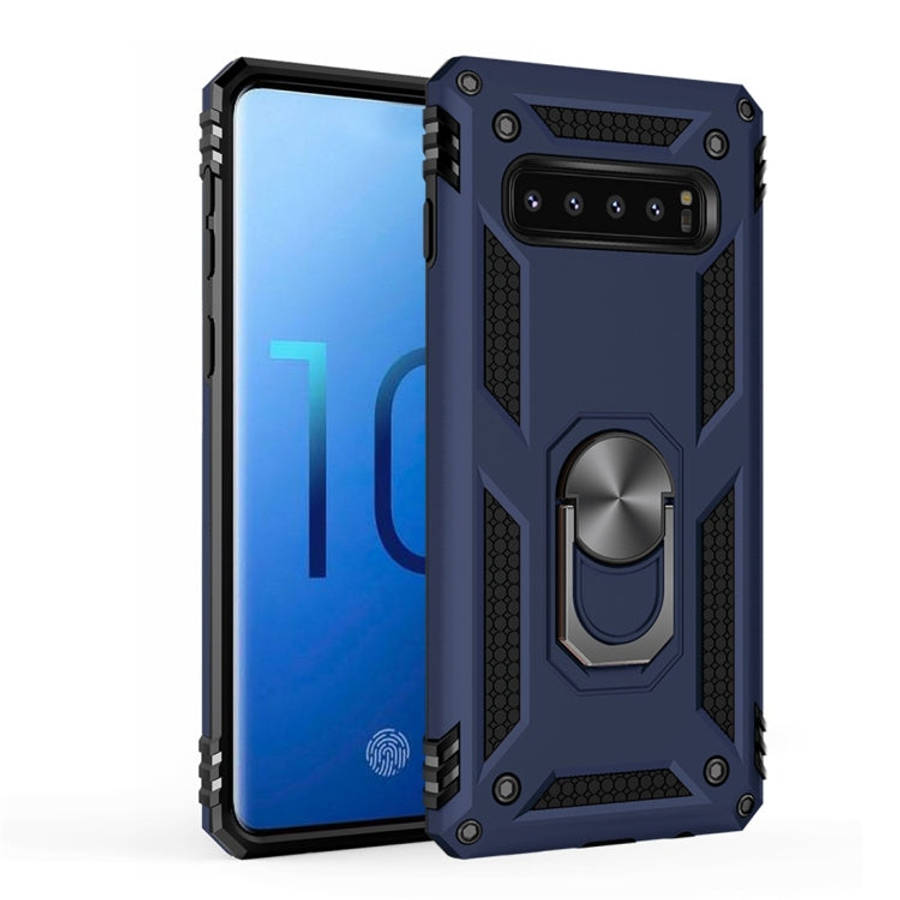 Sergeant Armor Shockproof TPU + PC Protective Case for Galaxy S10, with 360 Degree Rotation Holde...