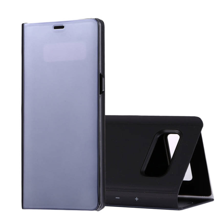 For Galaxy Note 8 Electroplating Mirror Horizontal Flip Leather Case with Sleep / Wake-up & Holde...