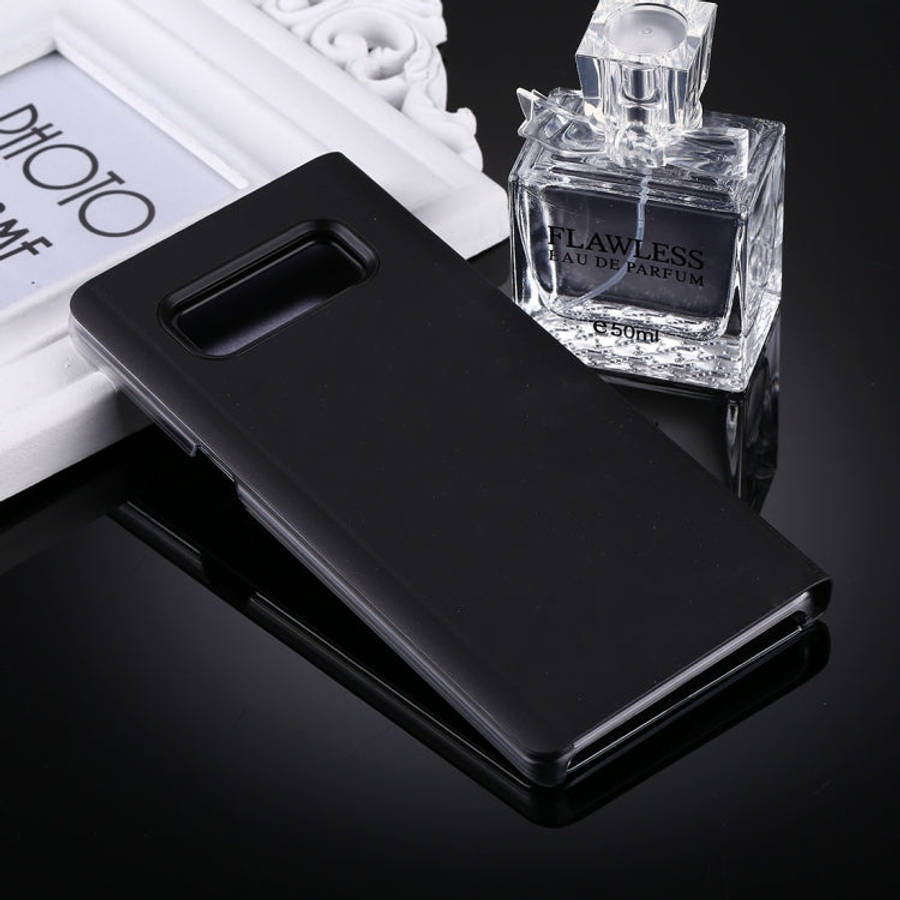 For Galaxy Note 8 Electroplating Mirror Horizontal Flip Leather Case with Sleep / Wake-up & Holde...