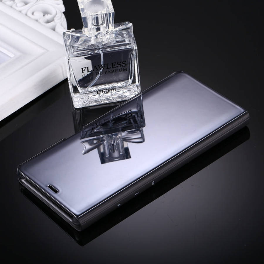 For Galaxy Note 8 Electroplating Mirror Horizontal Flip Leather Case with Sleep / Wake-up & Holde...