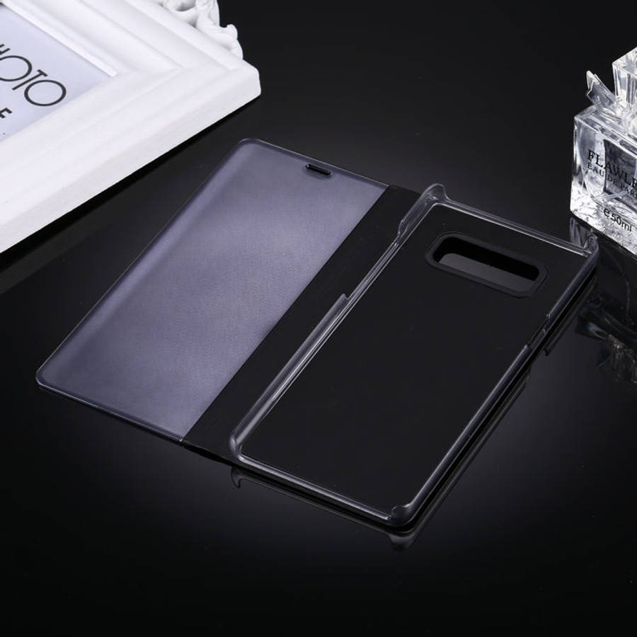 For Galaxy Note 8 Electroplating Mirror Horizontal Flip Leather Case with Sleep / Wake-up & Holde...