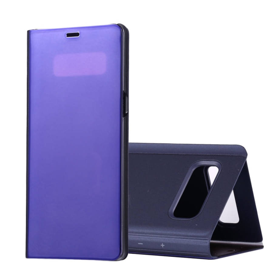 For Galaxy Note 8 Electroplating Mirror Horizontal Flip Leather Case with Sleep / Wake-up & Holde...