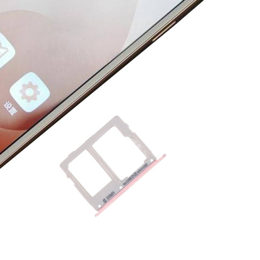 For Galaxy C7 Pro / C7010 & C5 Pro / C5010 SIM Card Tray + SIM / Micro SD Card Tray, Galaxy C7 Pr...
