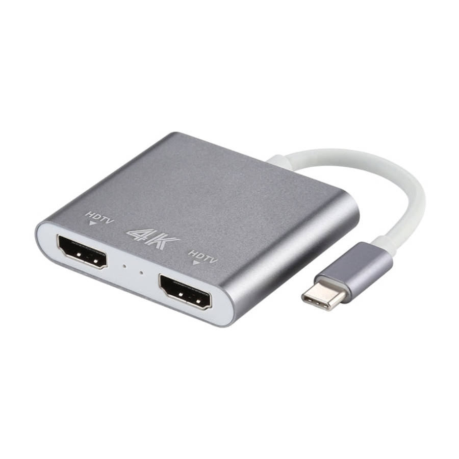 4K Ultra HD Dual HDMI Interface Output to USB-C / Type-C Adapter, 9175B