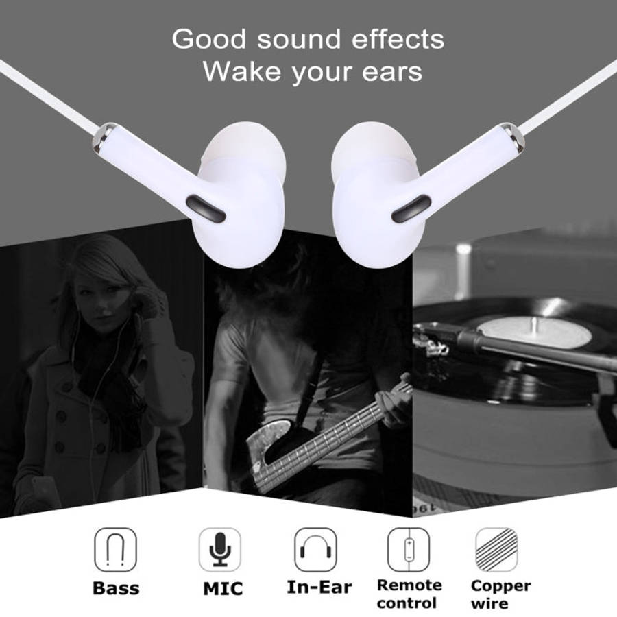 3.5mm Plug In-ear Wired Earphone with Mic, Cable Length: about 1.2m, 3.5mm