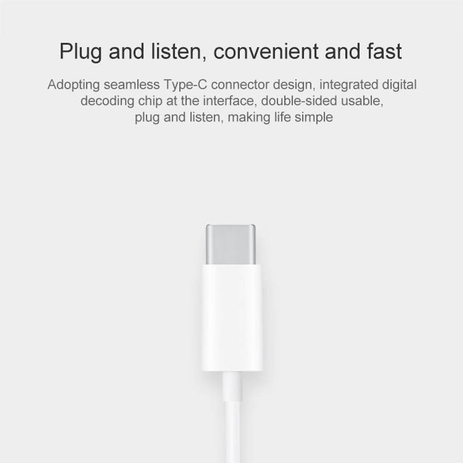 Original Honor AM33 USB-C / Type-C Classic Noise Reduction In-ear Wired Earphone, Support Wire Co...