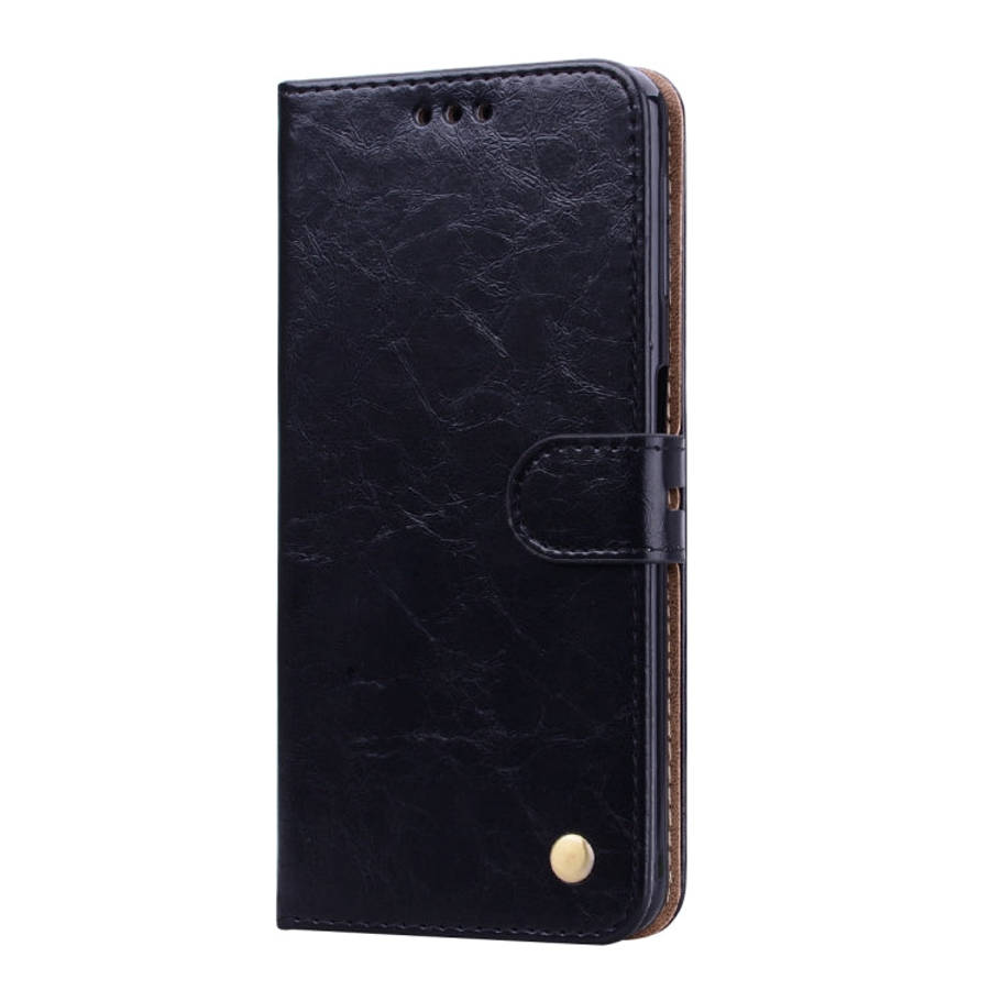 Business Style Oil Wax Texture Horizontal Flip Leather Case for Galaxy A7 (2018), with Holder & C...