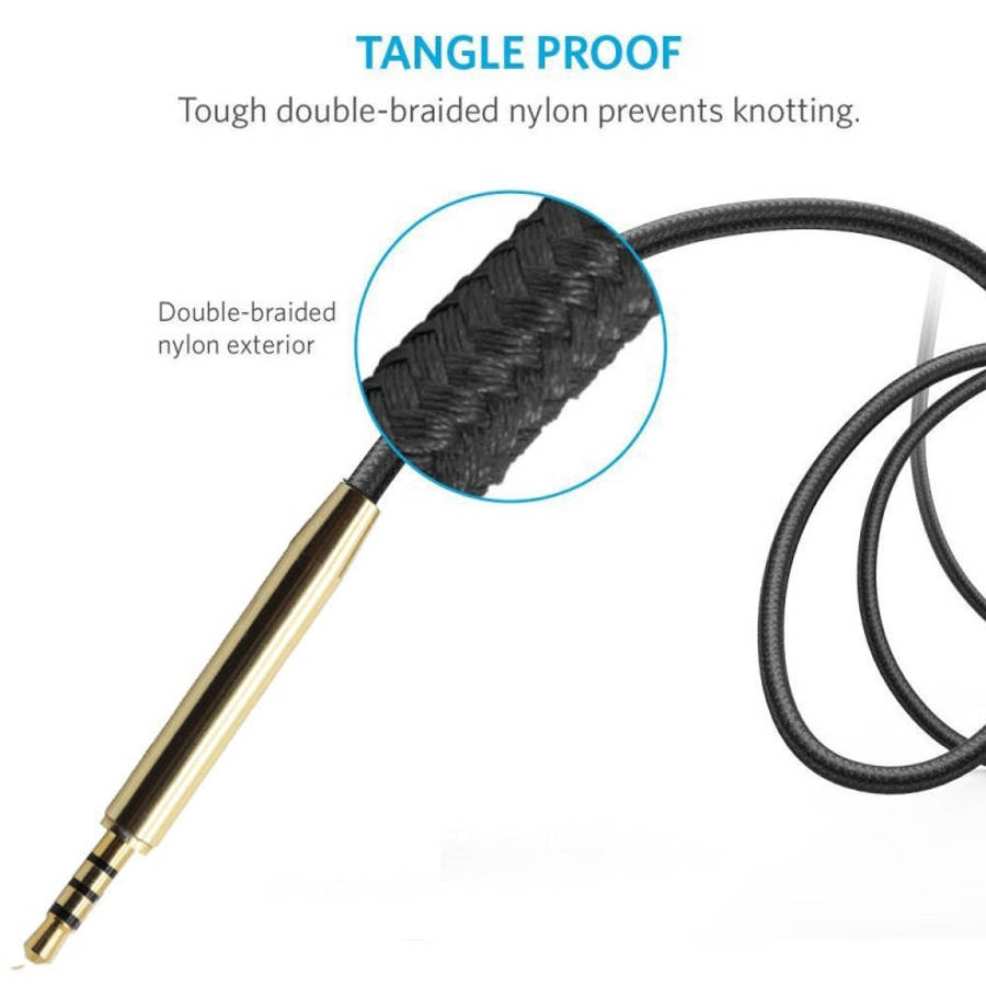zs0110 For AKG Y40 & Creative Aurvana Live2 & Bose QC25 Standard Version 2.5mm to 3.5mm Earphone ...
