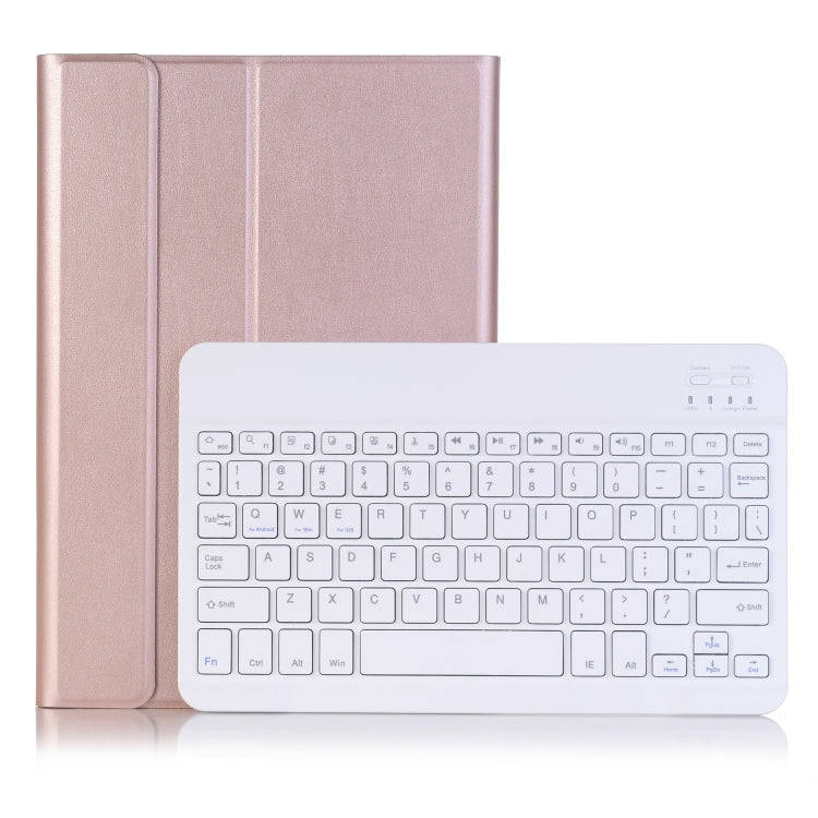 For iPad 11 2025 / 10th Gen 10.9 2022 A10B Lambskin Texture Ultra-thin Bluetooth Keyboard Leather...