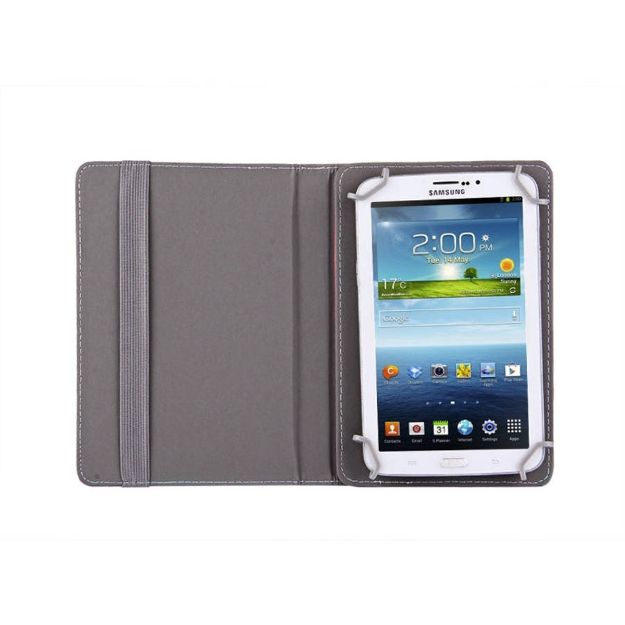 7 inch Tablets Leather Case Crazy Horse Texture 360 Degrees Rotation Protective Case Shell with H...
