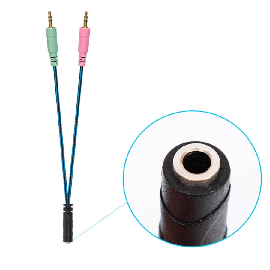 ZS0158 Straight Plug + Adapter Cable Gaming Headset Audio Cable for SteelSeries Arctis 3 / 5 / 7,...
