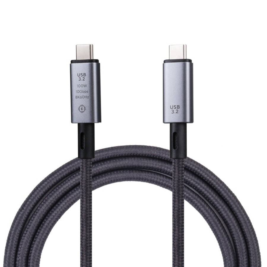10Gbps 8K USB-C/Type-C to USB-C/Type-C Video Cable Compatible with USB 3.2, Length: 1m, 10Gbps Ty...