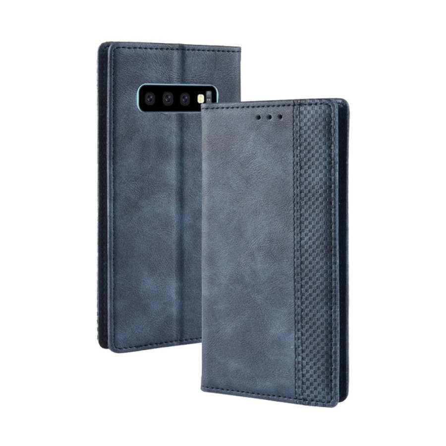Magnetic Buckle Retro Crazy Horse Texture Horizontal Flip Leather Case for Galaxy S10 (5G), with ...