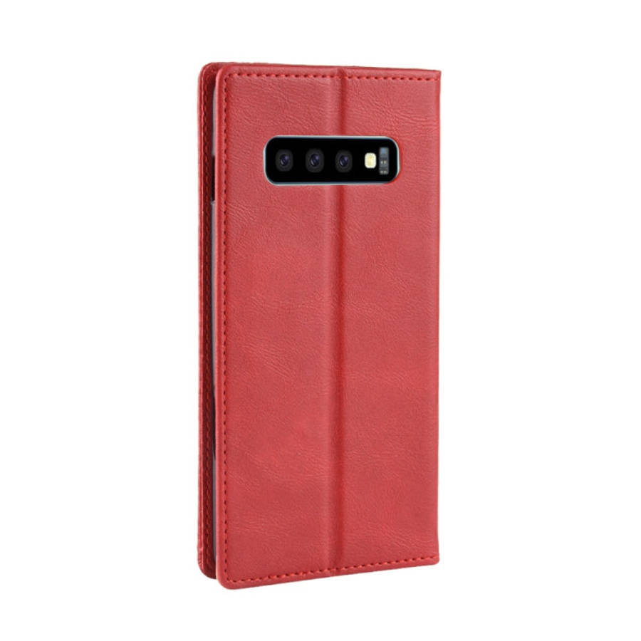 Magnetic Buckle Retro Crazy Horse Texture Horizontal Flip Leather Case for Galaxy S10 (5G), with ...