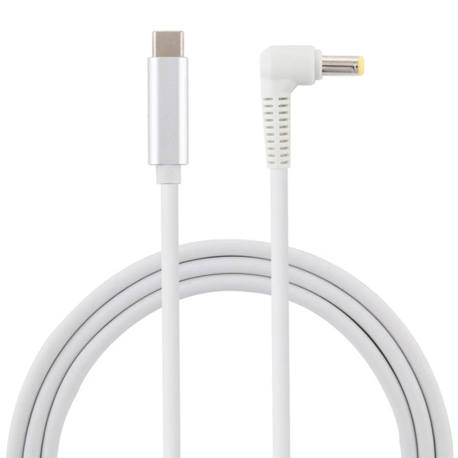 USB-C / Type-C to 5.5 x 2.5mm Laptop Power Charging Cable, Cable Length: about 1.5m, Type-C to 5....