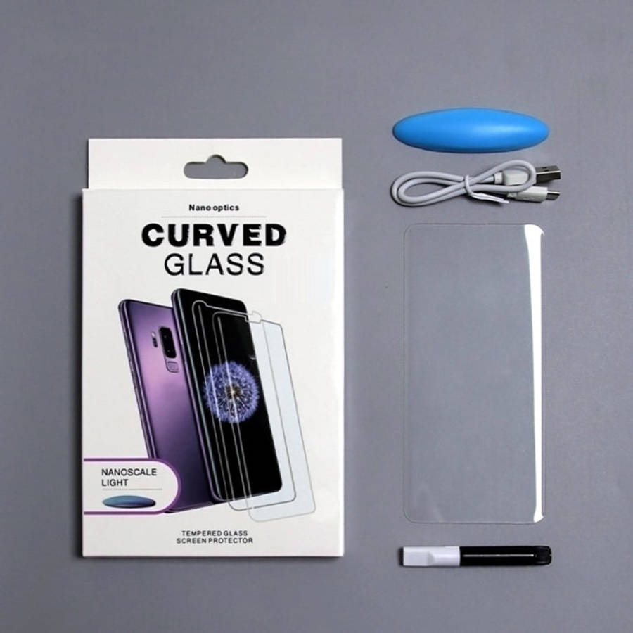 UV Liquid Curved Full Glue Tempered Glass for Galaxy Note10 Pro,Support Fingerprint Unlock, For S...
