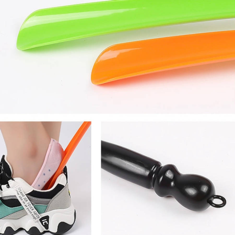 018 Plastic Handle Shoe Puller Elderly Pregnant Women Wear Shoes Assist Device, Color Random Deli...