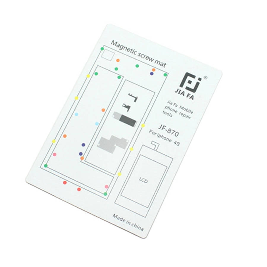 JIAFA Magnetic Screws Mat for iPhone 4S, For 4S