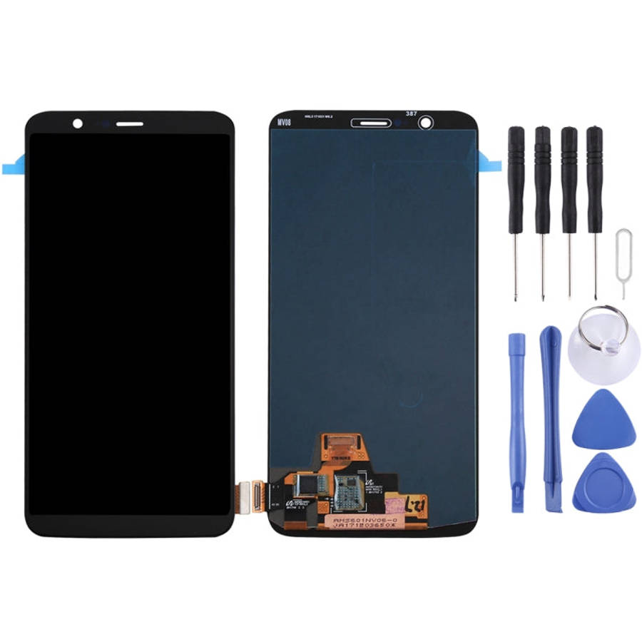 For OnePlus 5T Digitizer Full Assembly Original LCD Screen, For OnePlus 5T