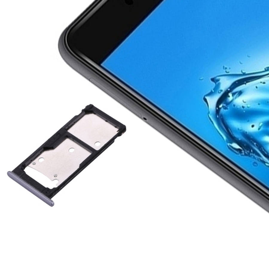 For Huawei Enjoy 7 Plus / Y7 Prime SIM Card Tray & SIM / Micro SD Card Tray, For Huawei Enjoy 7 P...