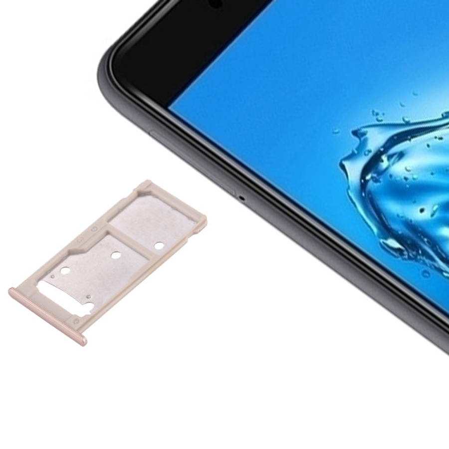 For Huawei Enjoy 7 Plus / Y7 Prime SIM Card Tray & SIM / Micro SD Card Tray, For Huawei Enjoy 7 P...