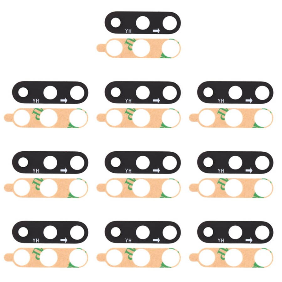 10 PCS Back Camera Lens for Xiaomi Mi CC9e / A3, For Xiaomi Mi CC9e / A3