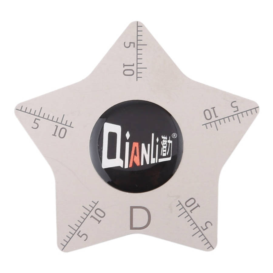 Qianli Pentagram Shape Pry Opening Tool With Scales, Pentagram