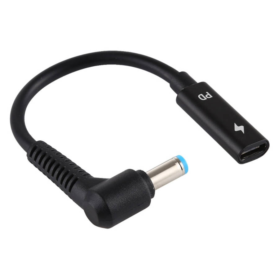 DP 5.5 x 1.7mm to Type-C Female Power Adapter Charger Cable