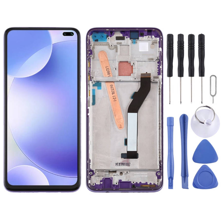 LCD Screen and Digitizer Full Assembly with Frame for Xiaomi Redmi K30 5G, For Redmi K30 5G