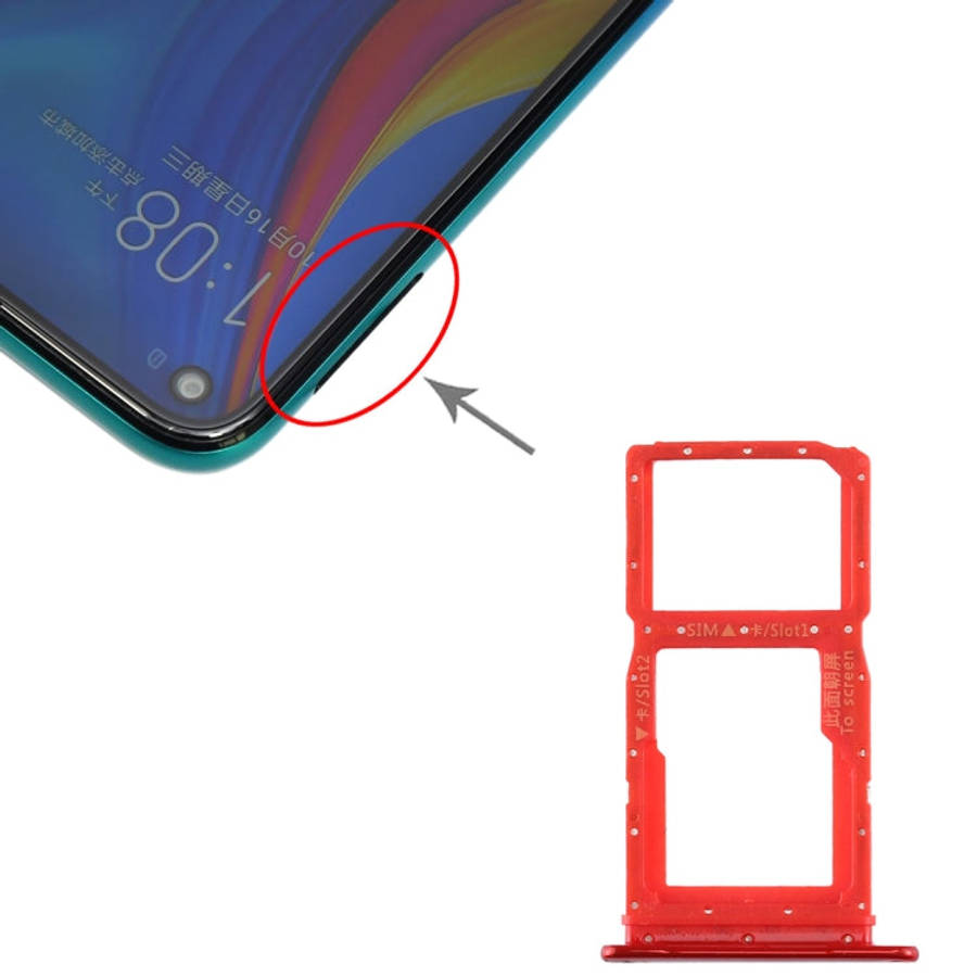 SIM Card Tray + SIM Card Tray / Micro SD Card Tray for Huawei Enjoy 10 Plus, For Huawei Enjoy 10 ...
