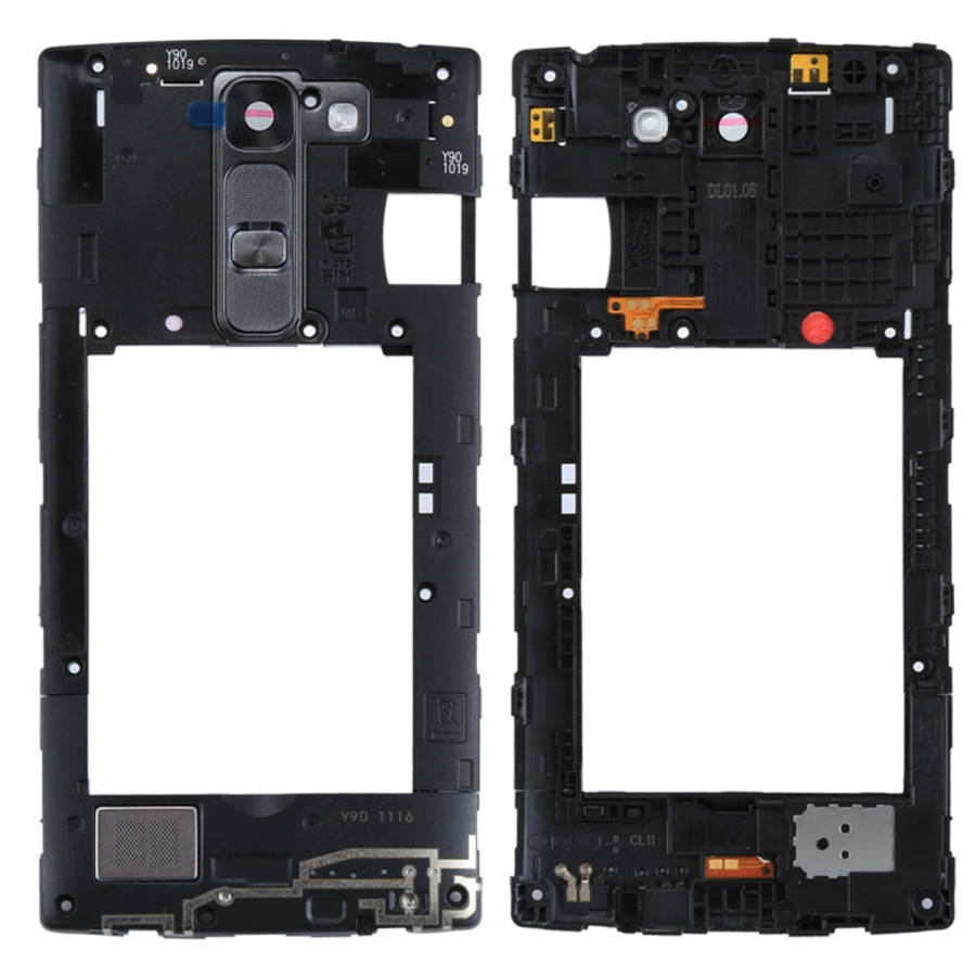 for LG C90 H500 Middle Frame Bezel with Speaker Ringer Buzzer & Rear Camera Lens & Home Button, F...