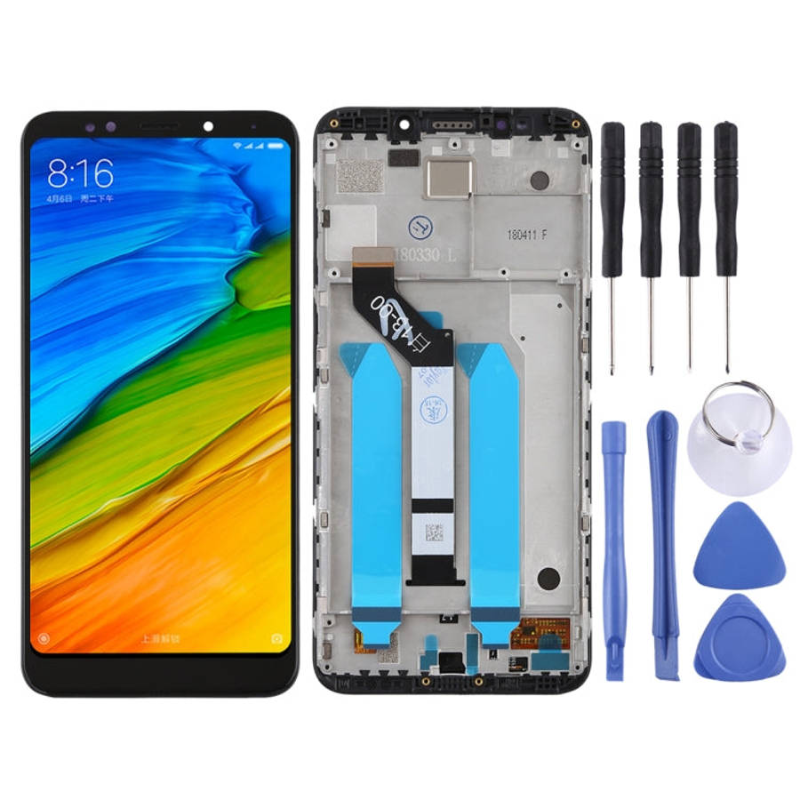 LCD Screen and Digitizer Full Assembly with Frame for Xiaomi Redmi 5 Plus, Redmi 5 Plus