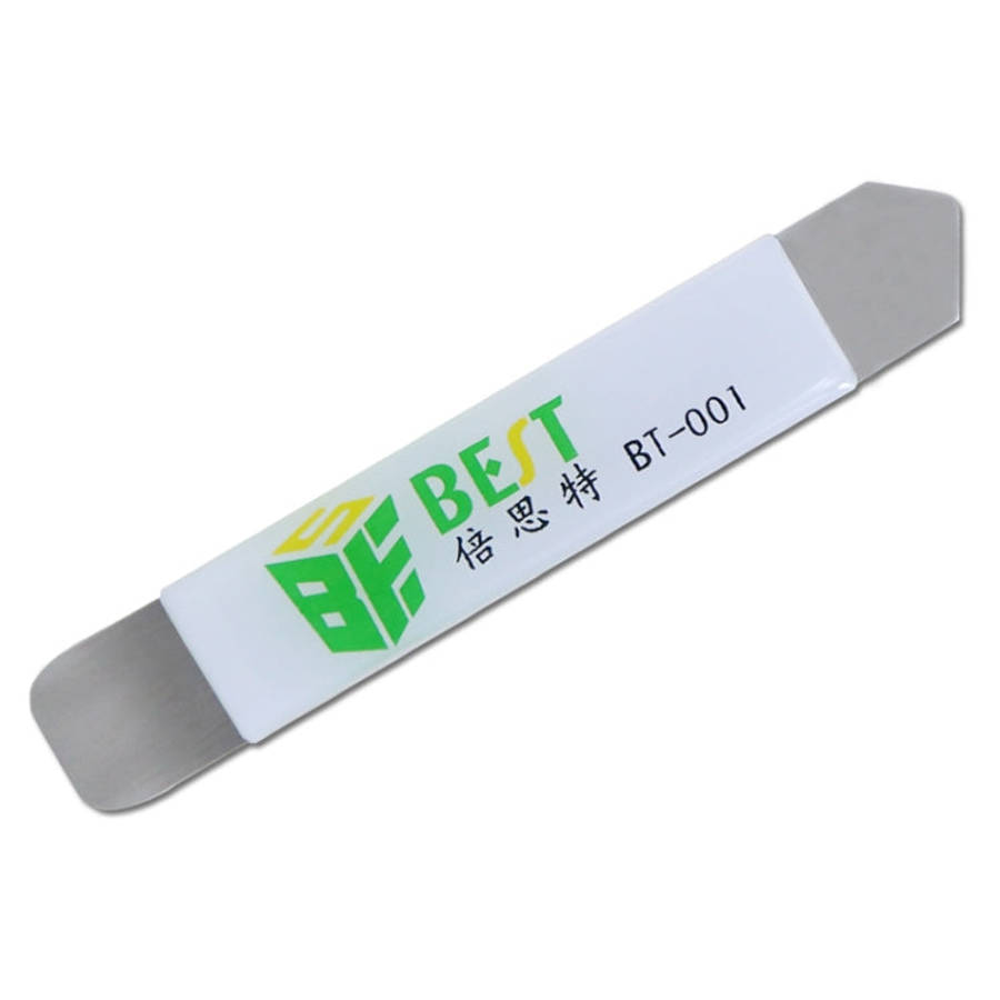 2 PCS BEST BST-001 Stainless Steel Blade Soft Thin Pry Spudger, 001 Crowbar