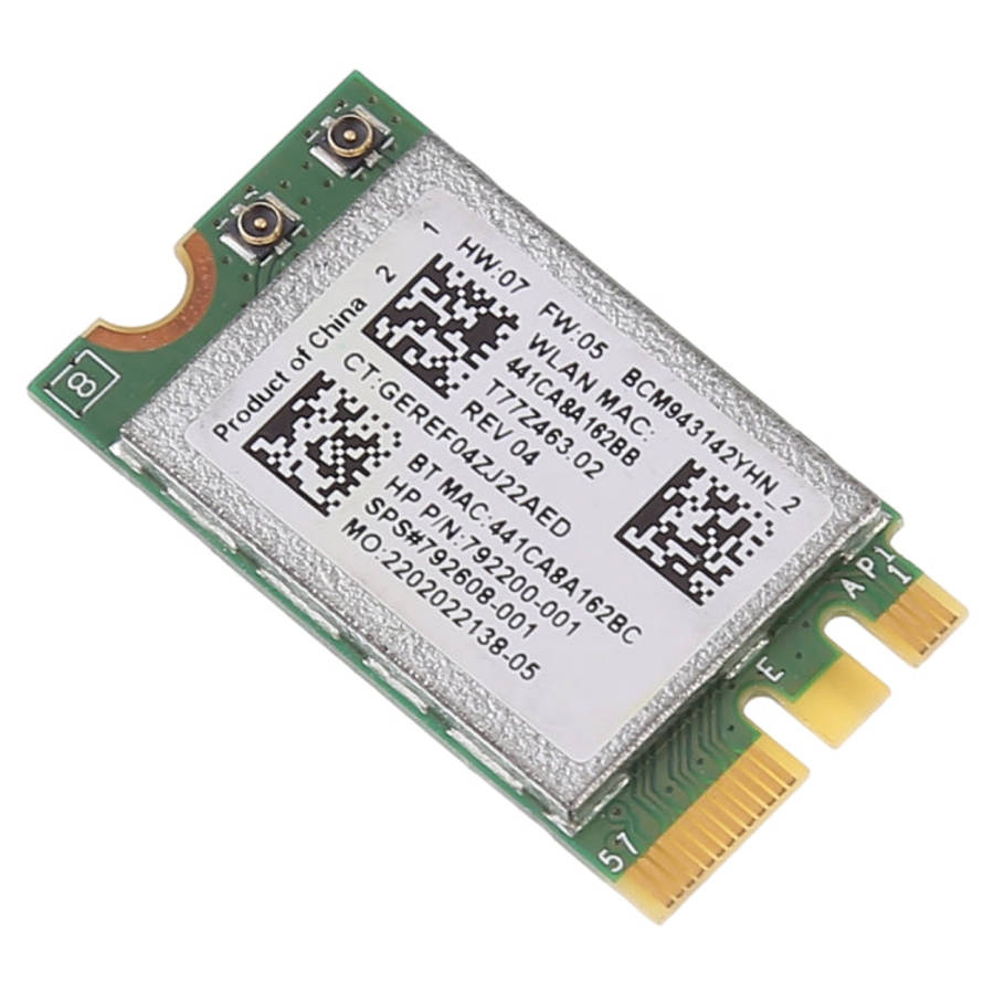 BCM943142Y M.2 NGFF Wireless 150Mbps 802.11b/g/n Bluetooth 4.0 Network Card, BCM943142Y