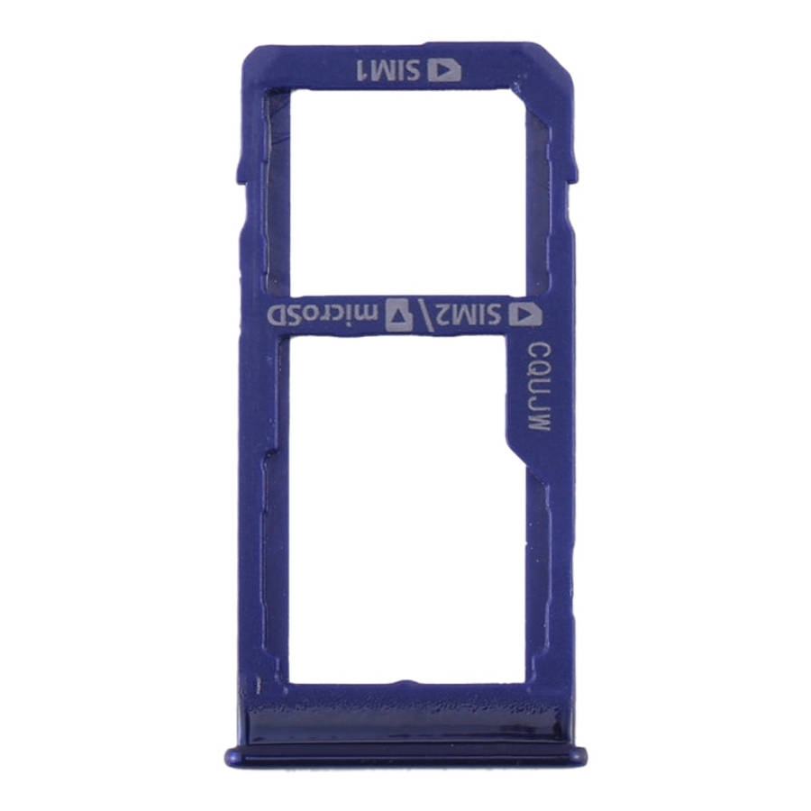 For Samsung Galaxy A60 SIM Card Tray + SIM Card Tray / Micro SD Card Tray, For Samsung Galaxy A60...