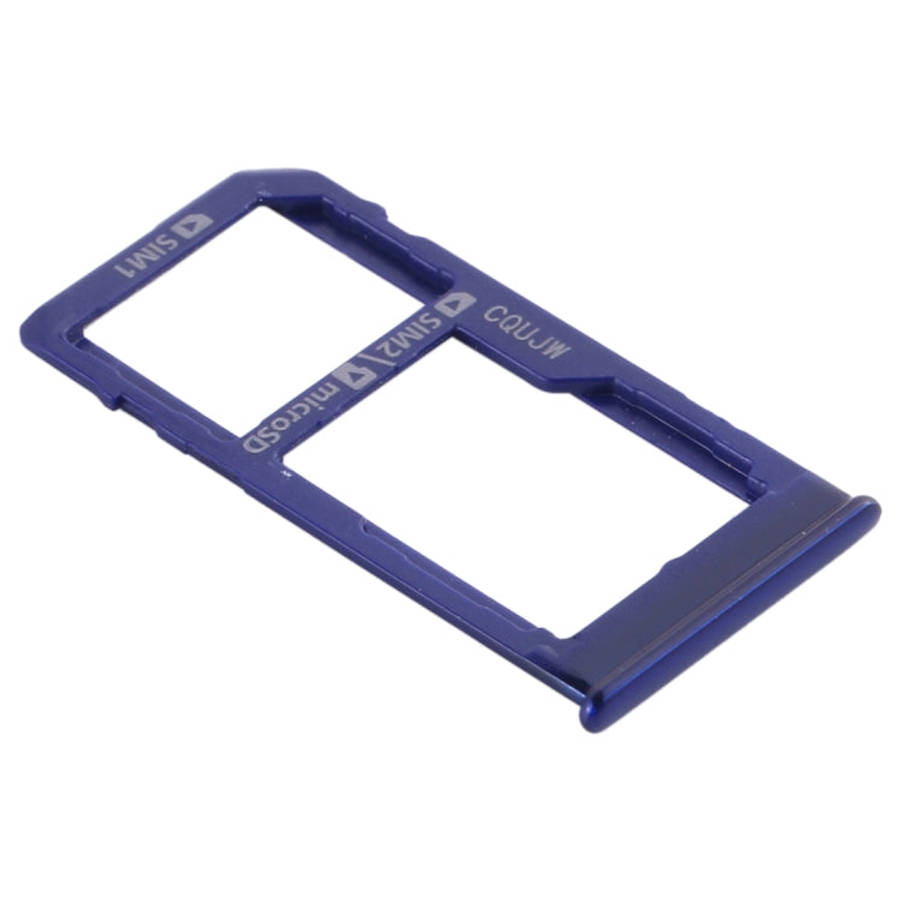 For Samsung Galaxy A60 SIM Card Tray + SIM Card Tray / Micro SD Card Tray, For Samsung Galaxy A60...