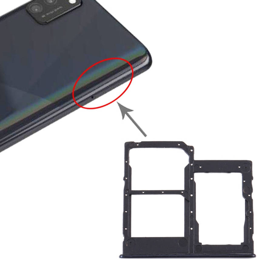 For Samsung Galaxy A41 / A415 SIM Card Tray + SIM Card Tray + Micro SD Card Tray, For Samsung Gal...