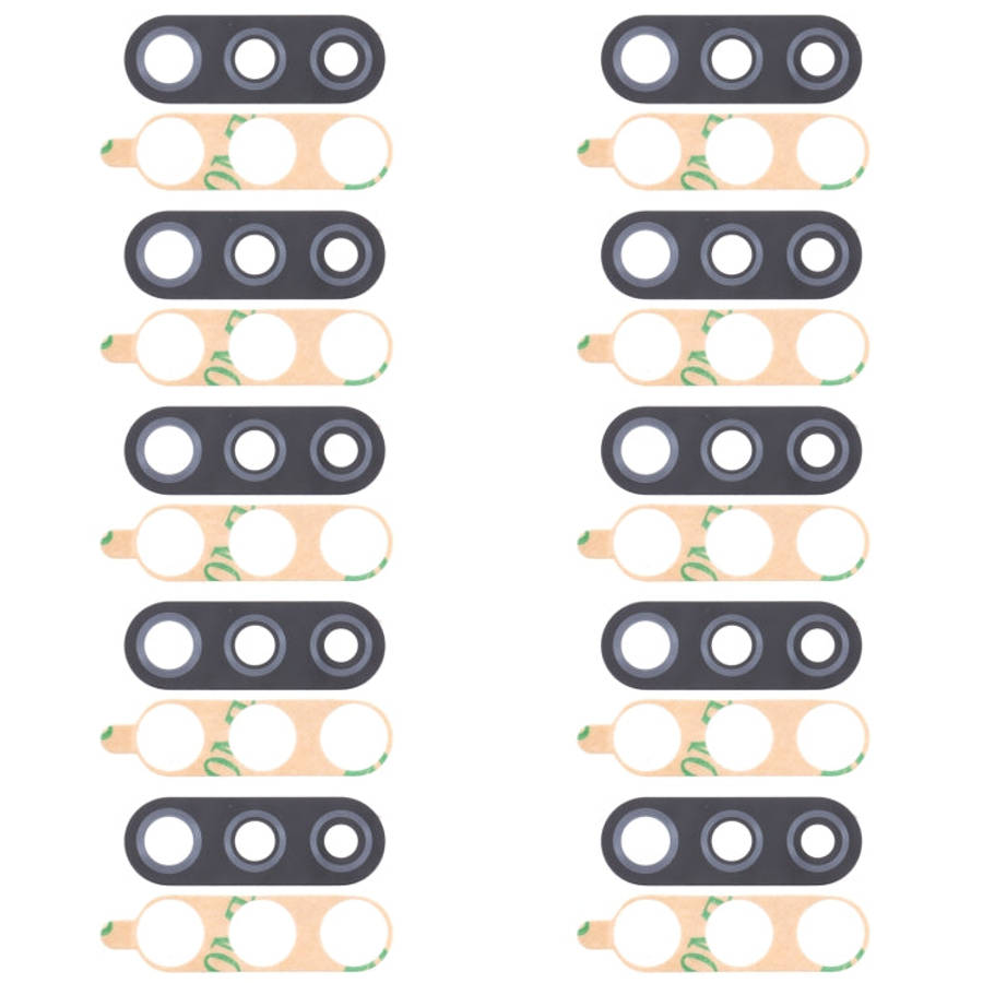 For Samsung Galaxy A11 SM-A115 10pcs Back Camera Lens, For Samsung Galaxy A11