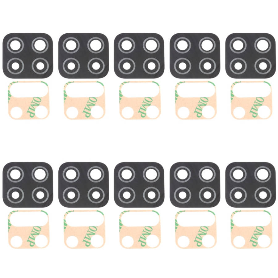 For Samsung Galaxy A12 SM-A125 10pcs Back Camera Lens, For Samsung Galaxy A12
