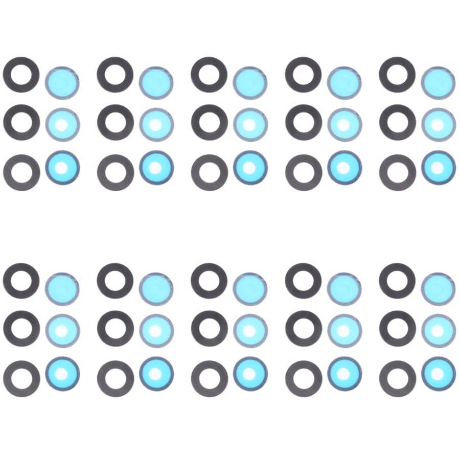 For Samsung Galaxy A72 SM-A725 10pcs Back Camera Lens, For Samsung Galaxy A72