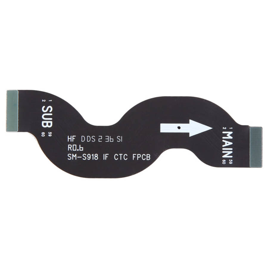 For Samsung Galaxy S23 Ultra SM-S918B Original Mainboard Connector Flex Cable, For Samsung Galaxy...