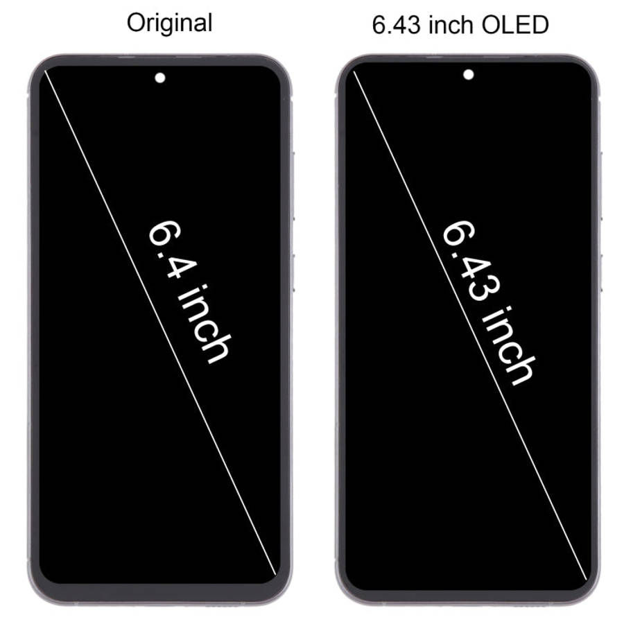 For Samsung Galaxy S23 FE SM-S711B 6.43 inch OLED LCD Screen Digitizer Full Assembly with Frame, ...