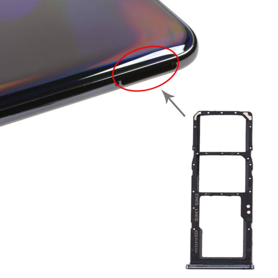 For Galaxy A70 SIM Card Tray + SIM Card Tray + Micro SD Card Tray, For Samsung Galaxy A70, For Ga...