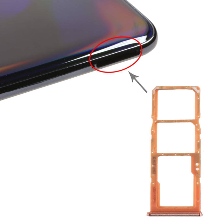 For Galaxy A70 SIM Card Tray + SIM Card Tray + Micro SD Card Tray, For Samsung Galaxy A70, For Ga...