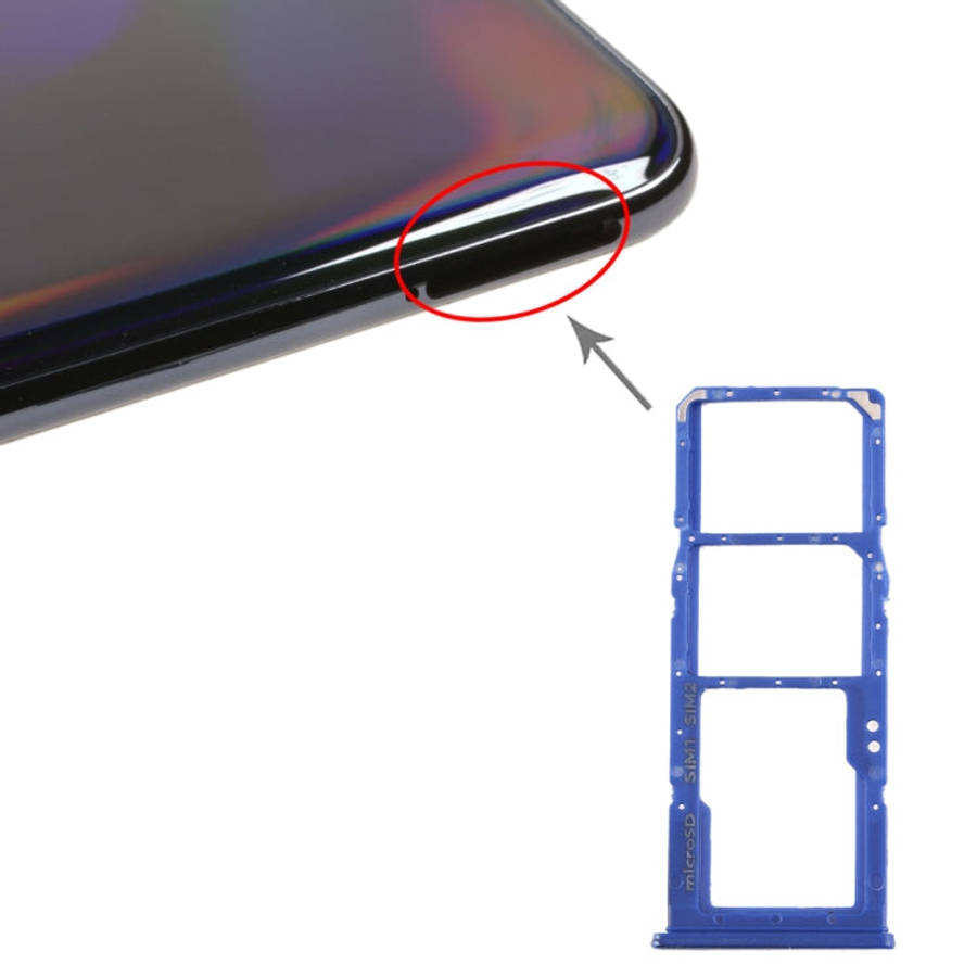 For Galaxy A70 SIM Card Tray + SIM Card Tray + Micro SD Card Tray, For Samsung Galaxy A70, For Ga...