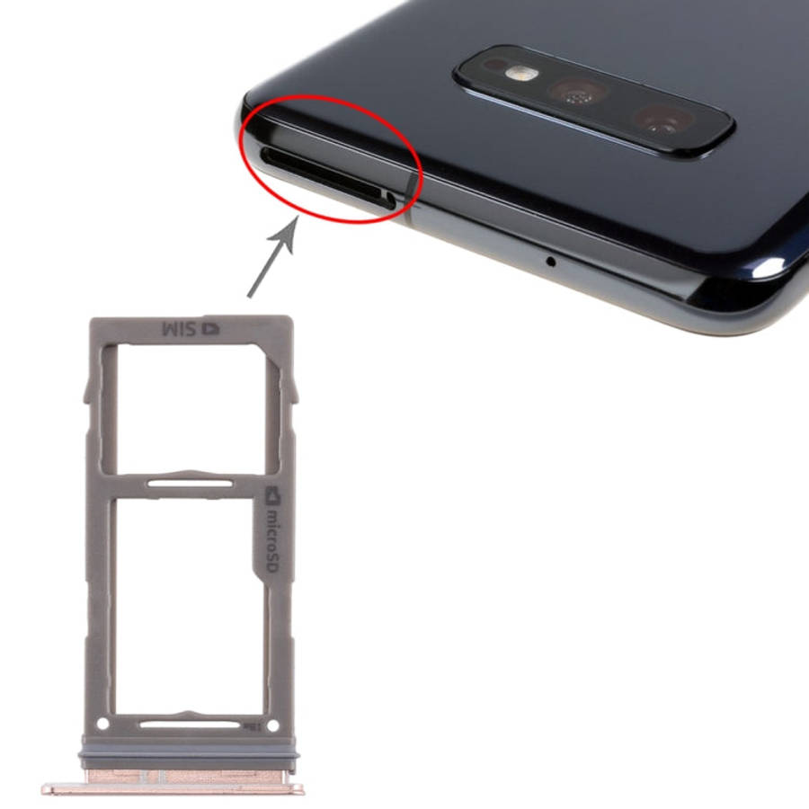 For Samsung Galaxy S10+ / S10 / S10e SIM Card Tray + Micro SD Card Tray, For Samsung Galaxy S10+,...