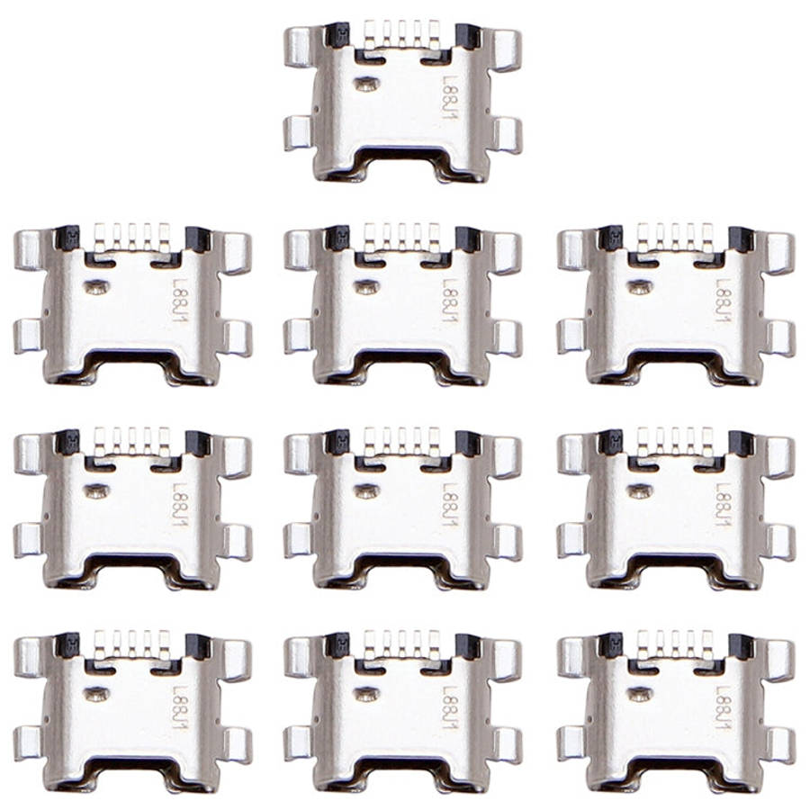 10 PCS Charging Port Connector for Huawei Y6 (2018), For Huawei Y6 (2018)