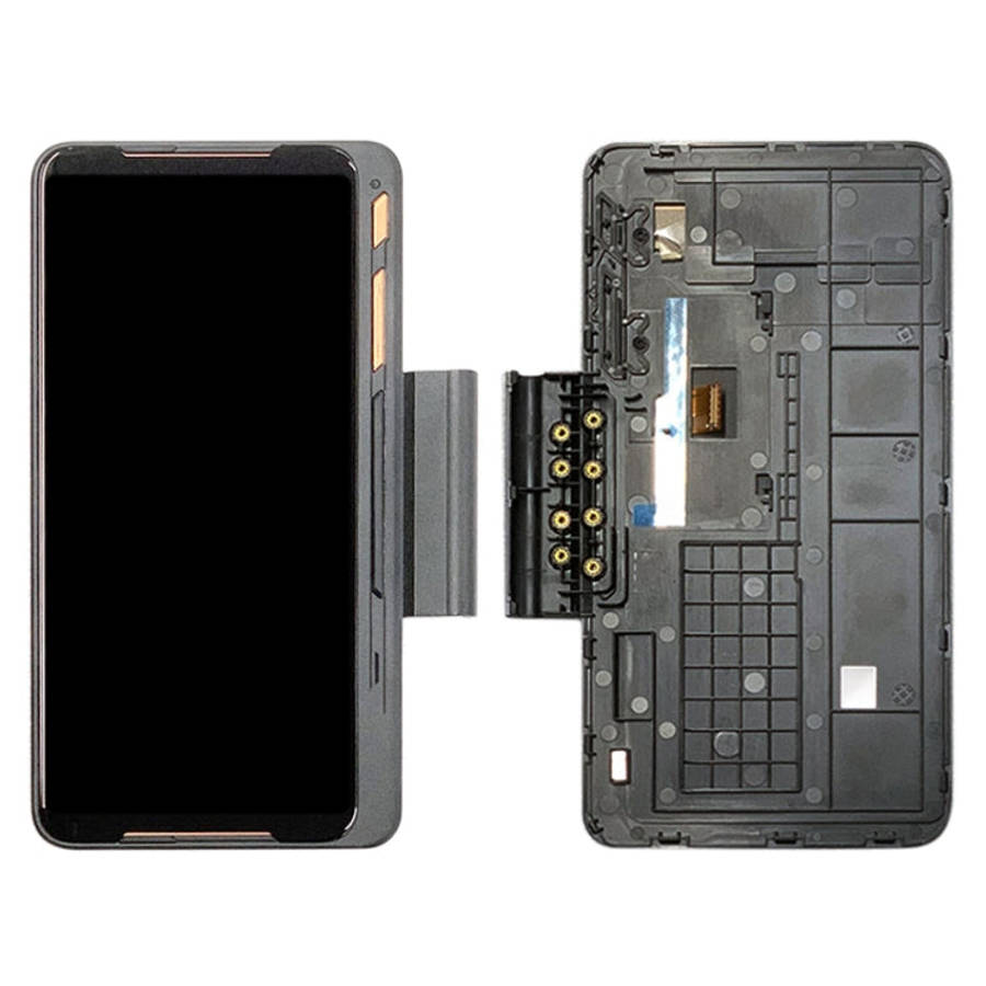 Game Expansion LCD Screen and Digitizer Full Assembly for Asus ROG Phone II ZS660KL, For Asus ROG...