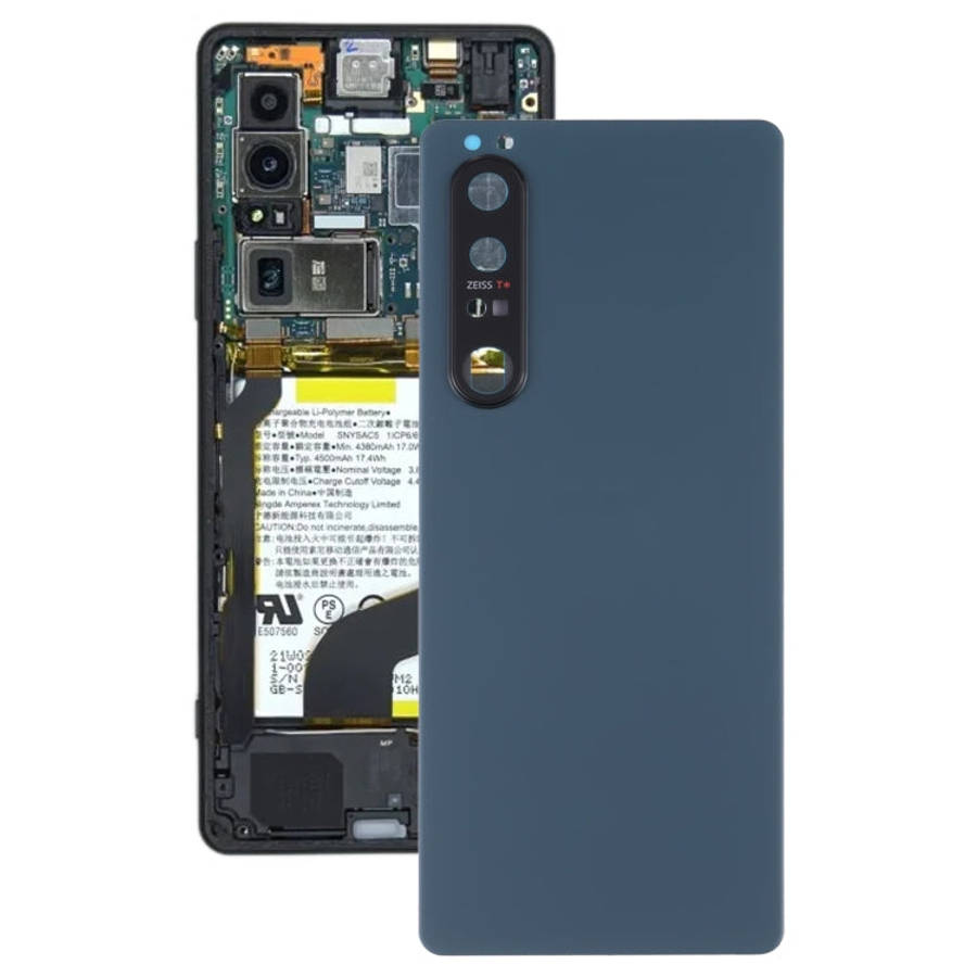 Original Battery Back Cover with Camera Lens Frame for Sony Xperia 1 III, For Sony Xperia 1 III, ...