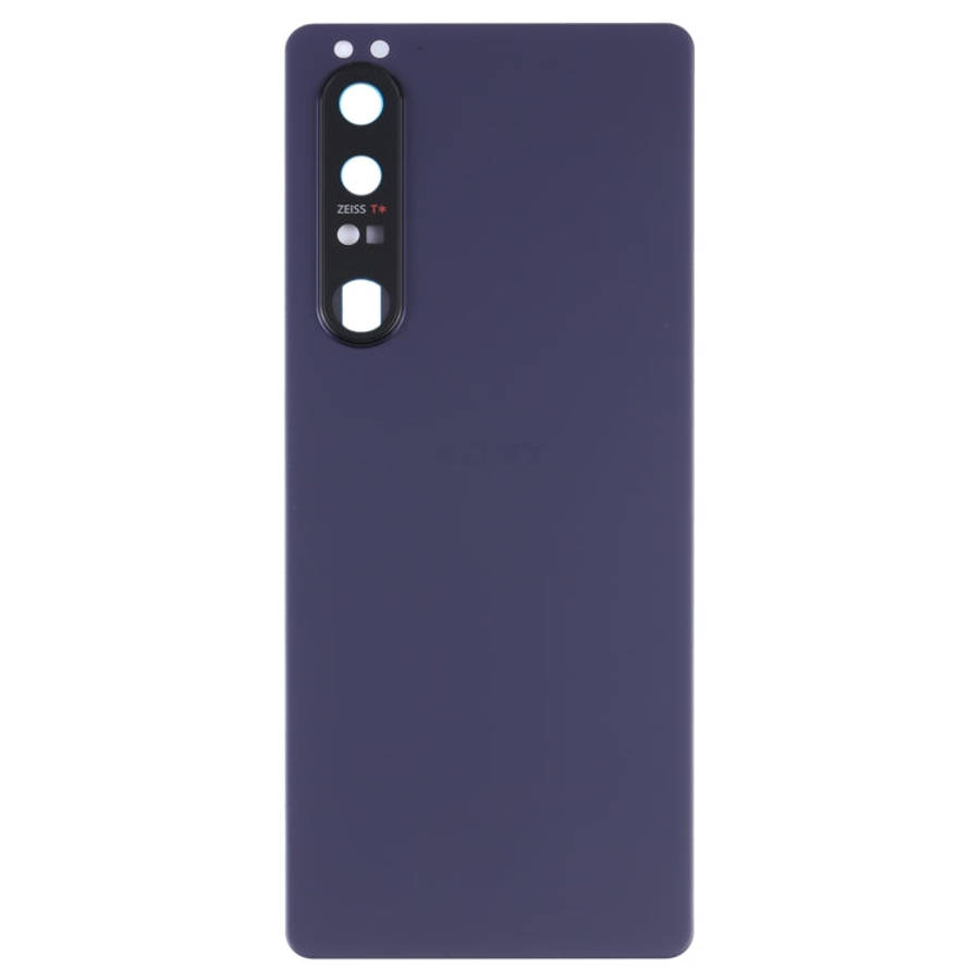 Original Battery Back Cover with Camera Lens Frame for Sony Xperia 1 III, For Sony Xperia 1 III, ...